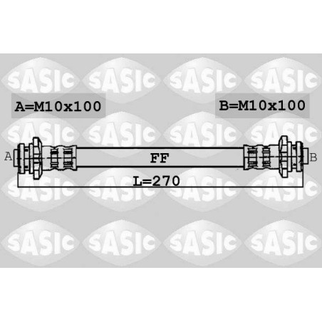Flexible De Frein Arrière Pour Nissan Micra II 462145F001