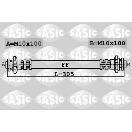 Flexible De Frein Arrière Pour Nissan Micra C+C III Note 462149U00A 46214AX600