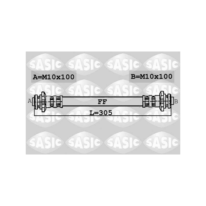 Flexible De Frein Arrière Pour Nissan Micra C+C III Note 462149U00A 46214AX600