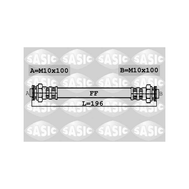 Flexible De Frein Arrière Pour VW Fiat Lancia 6U0611707 46542040 6U0611775