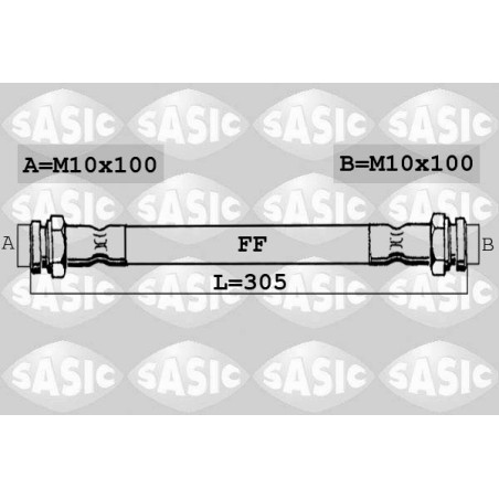 Flexible De Frein Arrière Pour Peugeot 406 480678