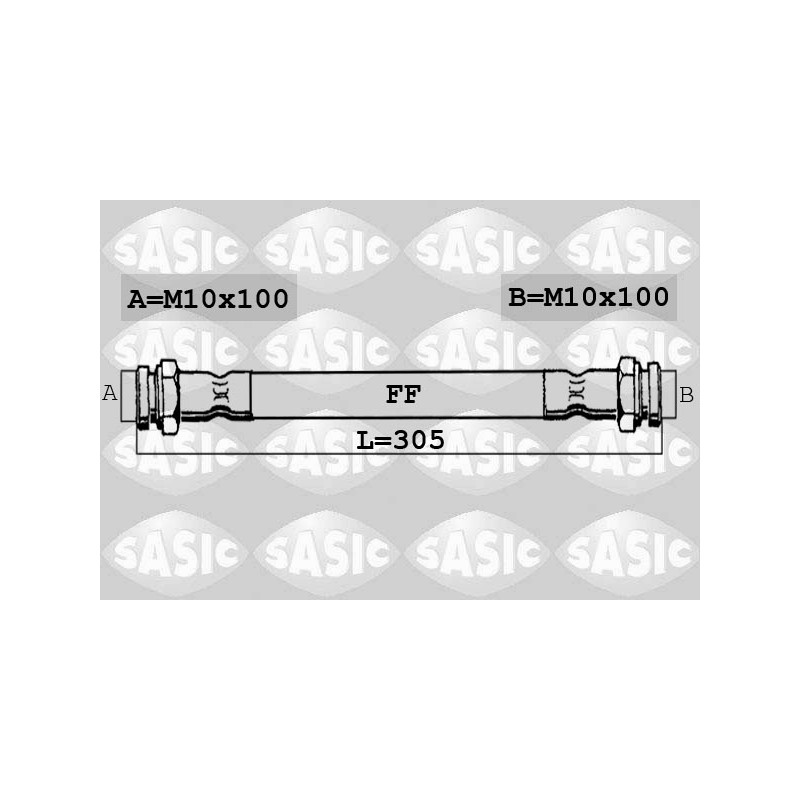 Flexible De Frein Arrière Pour Peugeot 406 480678