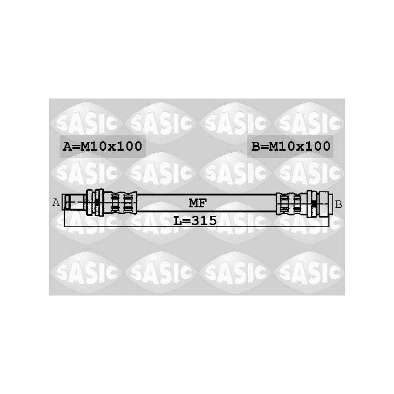 Flexible De Frein Arrière Pour Ford Mondeo I II IV 1023692