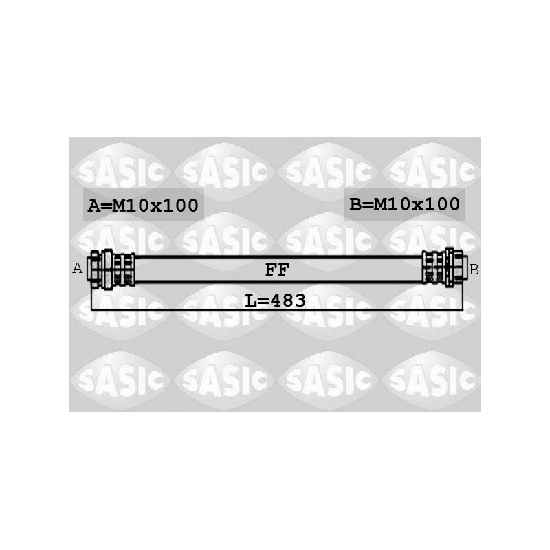 Flexible de Frein Avant Pour VW Seat Alhambra Ford Galaxy 7M3611701C 1304007
