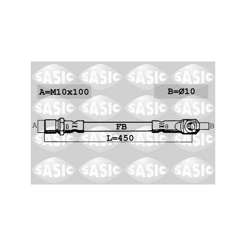 Flexible de Frein Avant Pour VW Bora Audi Seat Skoda 1J0611701L 1J0711701