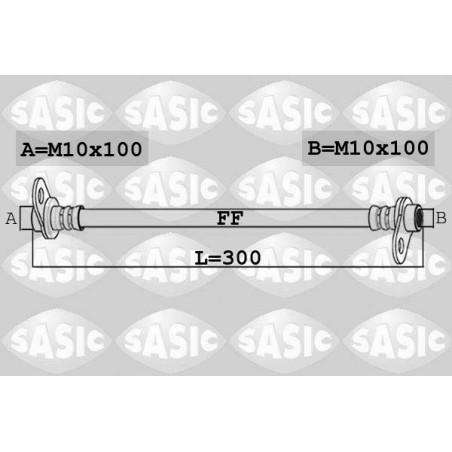 Flexible De Frein Pour Peugeot 4007 Citroën C-Crosser 1609046880 4806J2