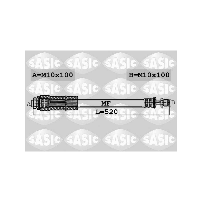 Flexible de Frein Avant Pour Ford Fiesta V Fusion 1201141 1437504