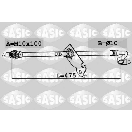 Flexible De Frein Pour Kia Picanto 5873807300