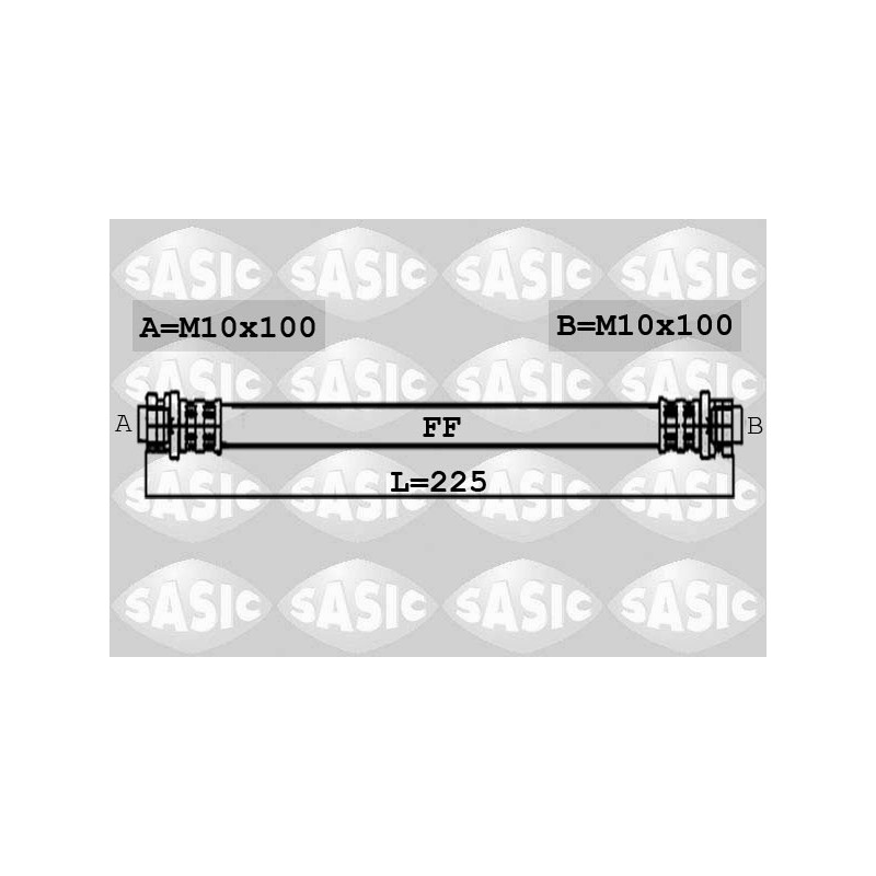 Flexible De Frein Pour Toyota Yaris 90947W2010