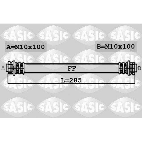 Flexible De Frein Pour Toyota Yaris 90947W2009