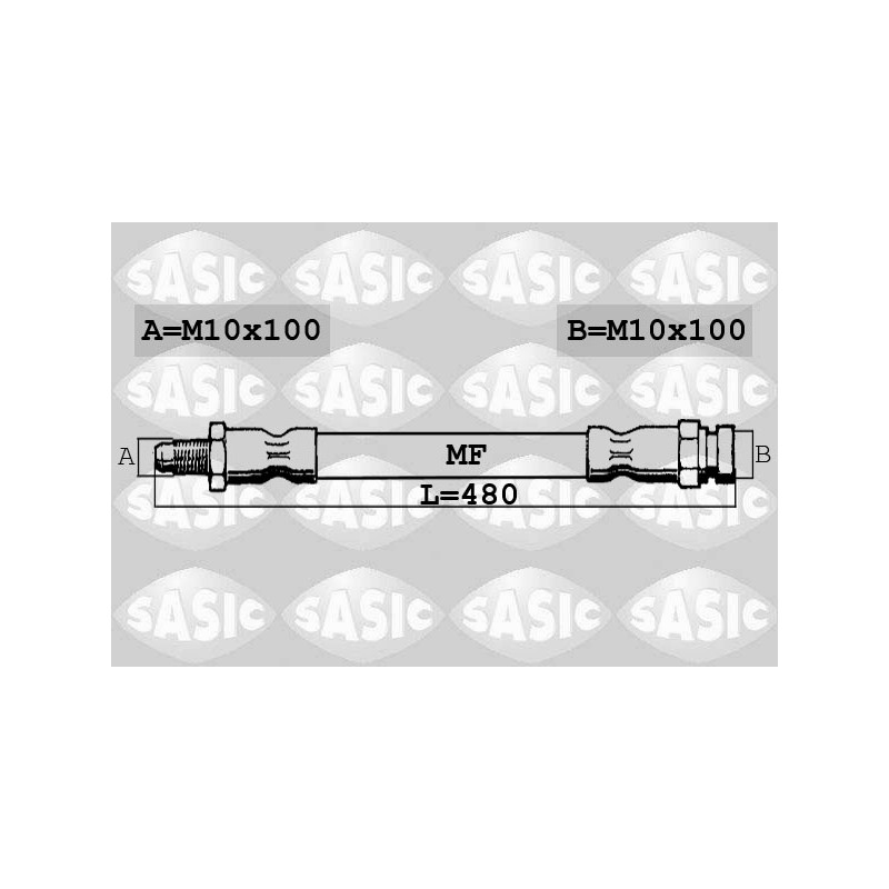 Flexible de Frein Avant Pour Fiat Idea Lancia Musa 51759361 51767150