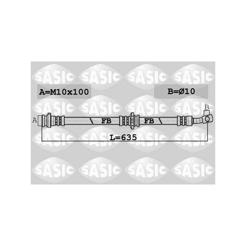 Flexible De Frein Pour Nissan Qashqai +2 I Van II SUV 46210JD005