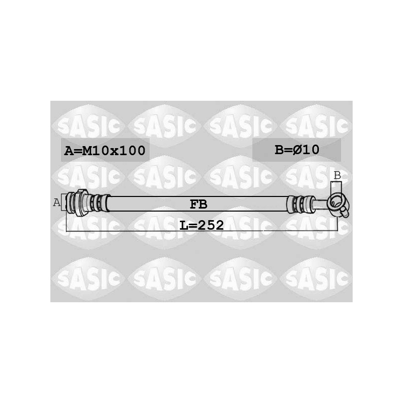 Flexible De Frein Pour Nissan Qashqai +2 I Van II SUV 46210JD610