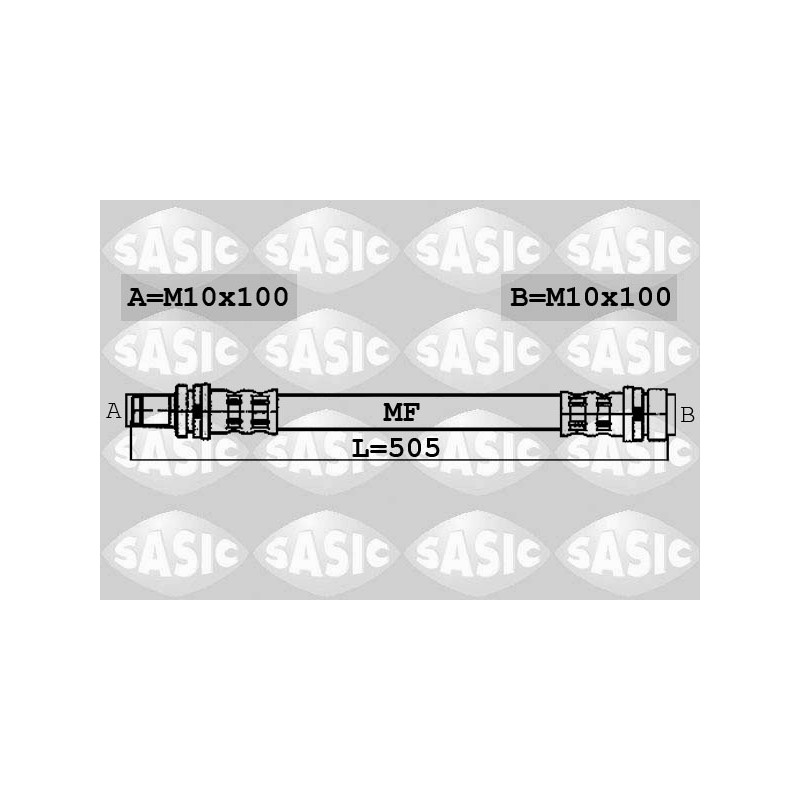Flexible de Frein Avant Pour Fiat Palio Strada Pick-up 46778083 51927866