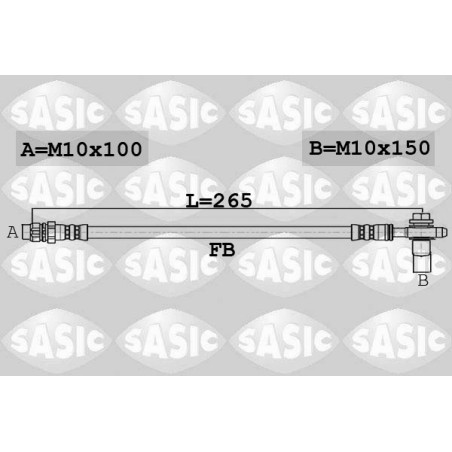 Flexible De Frein Pour VW Beetle Audi Seat Skoda 1K0611776 561611776 5C0611776
