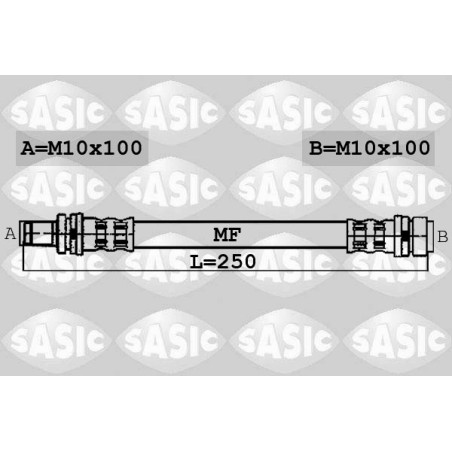 Flexible De Frein Arrière Pour Ford Transit 1438901 6C112282FA