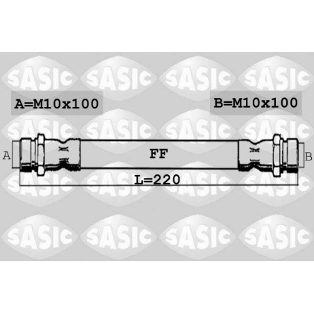 Flexible De Frein Arrière Pour Ford Focus Turnier 1064257