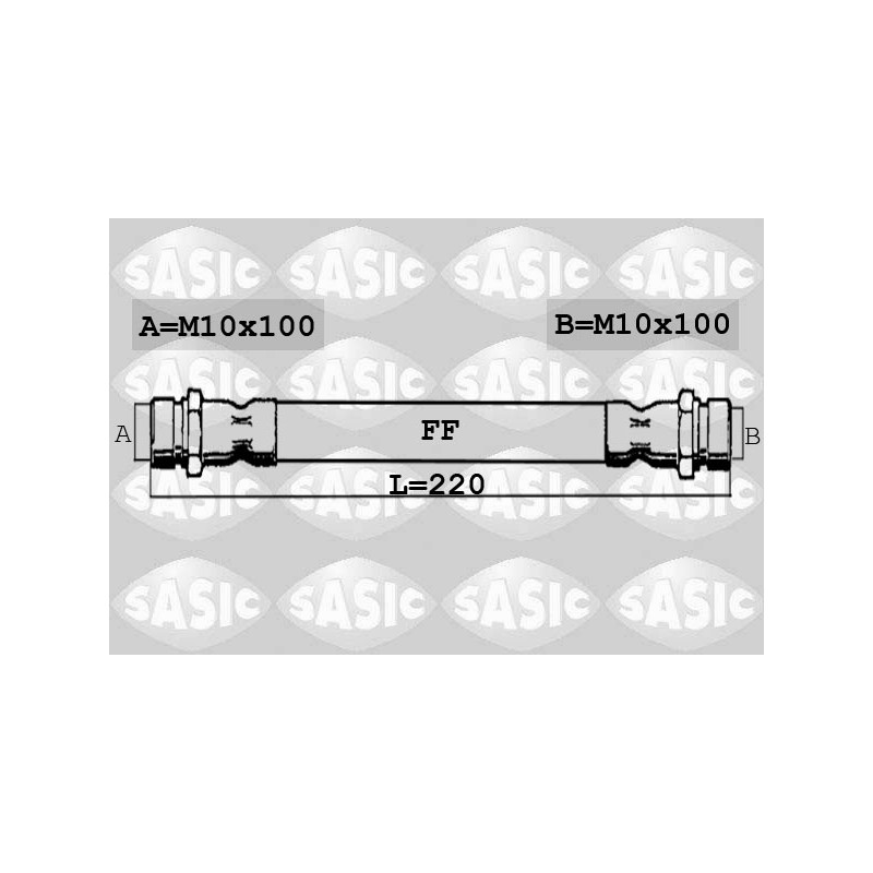 Flexible De Frein Arrière Pour Ford Focus Turnier 1064257
