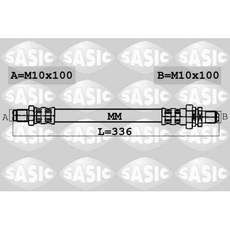 Flexible De Frein Arrière Pour Ford Fiesta IV Puma 1014204