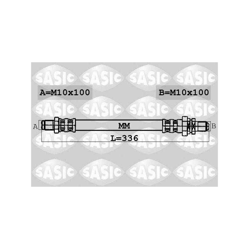 Flexible De Frein Arrière Pour Ford Fiesta IV Puma 1014204