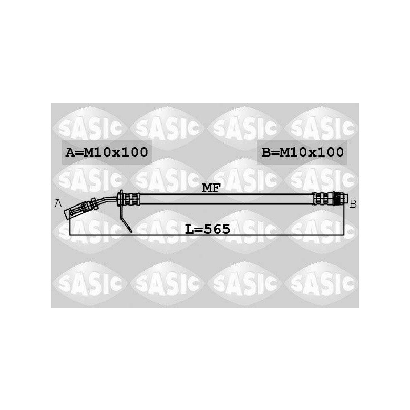 Flexible de Frein Avant Pour Opel Movano 4500132 9160432