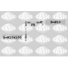 Flexible De Frein Pour Toyota Yaris 9094702C76