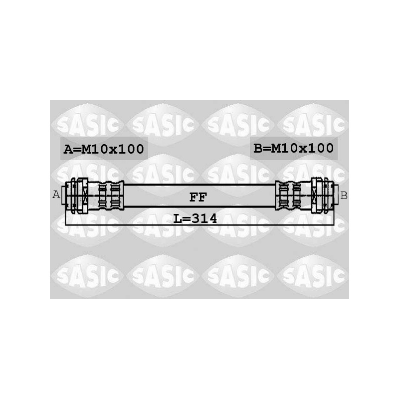 Flexible De Frein Arrière Pour Toyota Yaris 9094702C30