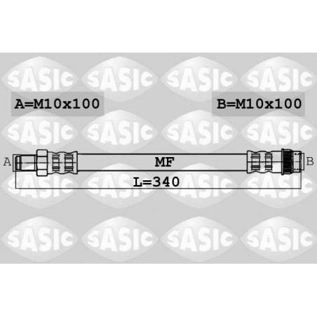 Flexible De Frein Pour Renault Kangoo 8200058949