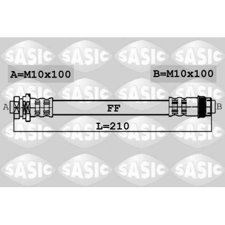 Flexible De Frein Arrière Pour Renault Espace IV Grand Scénic II 7701050073