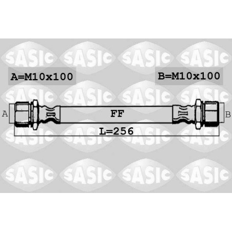 Flexible De Frein Arrière Pour Peugeot 107 Citroën C1 II