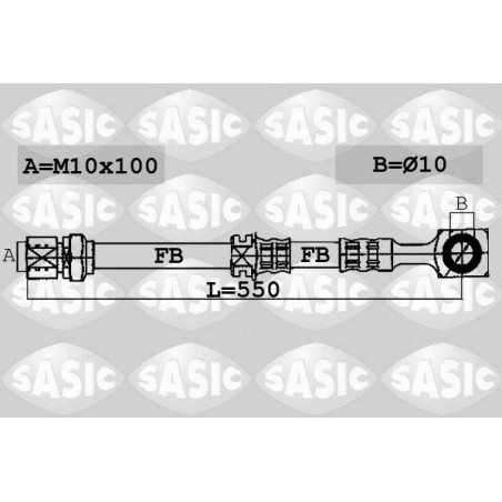 Flexible de Frein Avant Pour VW Audi Seat Skoda 6R0611701A 6R0611701B 6R0611701F
