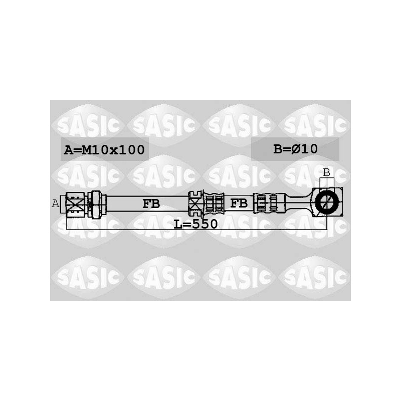 Flexible de Frein Avant Pour VW Audi Seat Skoda 6R0611701A 6R0611701B 6R0611701F