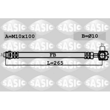 Flexible De Frein Arrière Pour VW Audi Q3 Seat 5N0611775 5N0611775A 5N0611775B