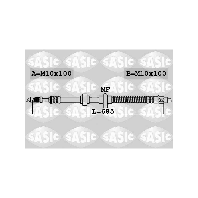 Flexible De Frein Pour Peugeot 407 508 I Citroën C5 II III C6