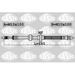 Flexible De Frein Pour Peugeot 407 508 I Citroën C5 III C6