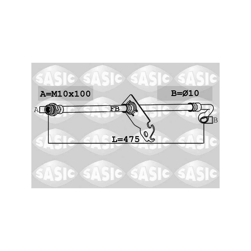 Flexible De Frein Pour Kia Picanto 5873707300 5873707300DS