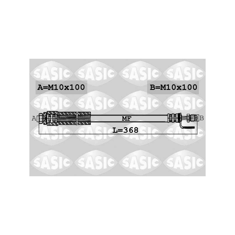 Flexible de Frein Avant Pour Ford Transit 1371515 1383533 1694317