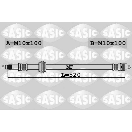 Flexible de Frein Avant Pour Audi A4 A5 8K0611707D 8K0611707E