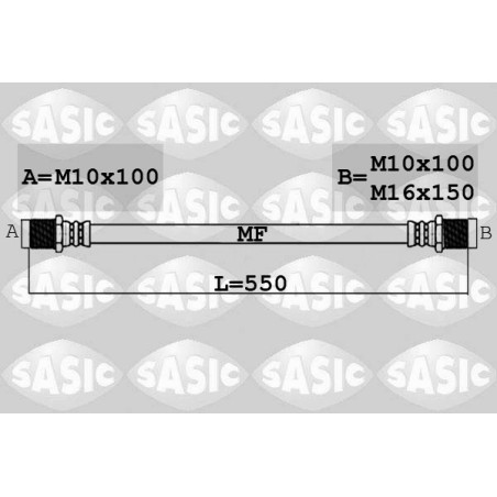 Flexible de Frein Avant Pour Iveco Daily III IV VI 500330389