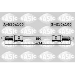 Flexible De Frein Arrière Pour Ford Fiesta II III 6179304