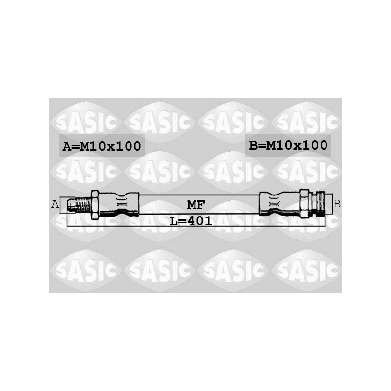 Flexible de Frein Avant Pour Peugeot 404 504 505 Renault 18 20 30 Espace I Fuego