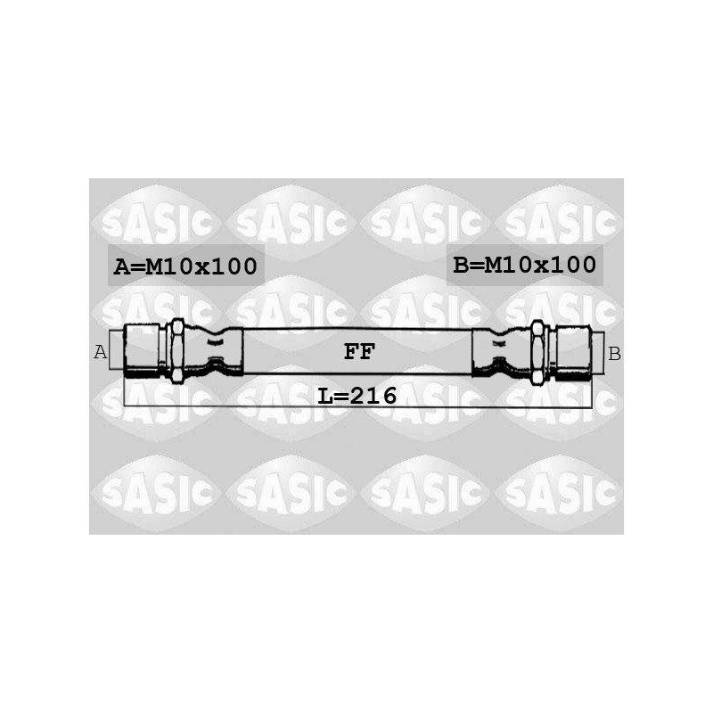 Flexible De Frein Arrière Pour Fiat Citroën Lancia 5944002 95599101 71736914