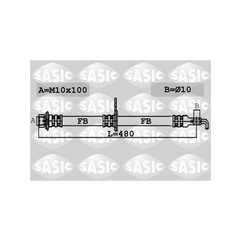 Flexible De Frein Pour Toyota RAV 4 I 9094702781