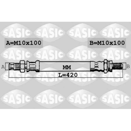 Flexible De Frein Pour Ford Fiesta IV Puma 1021839 1066796 96FB2078BG