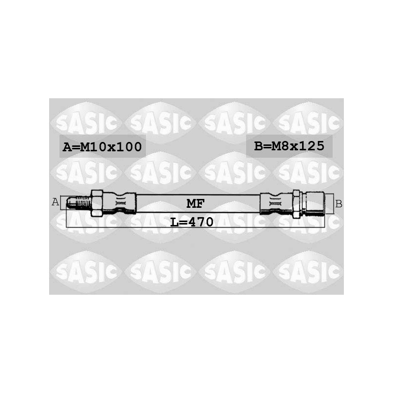 Flexible de Frein Avant Pour Citroën BX 95494973 95632790