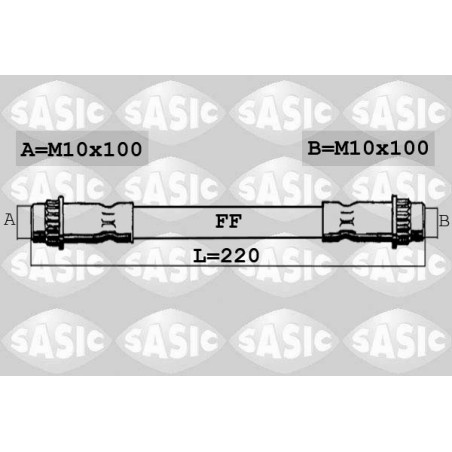 Flexible De Frein Arrière Pour Peugeot 206 206+ 480694