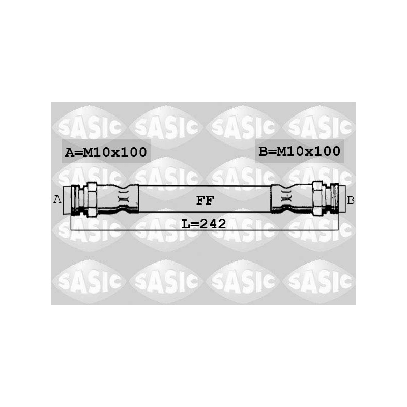 Flexible De Frein Arrière Pour Fiat Alfa Romeo Lancia 7586906 7619751 7667806