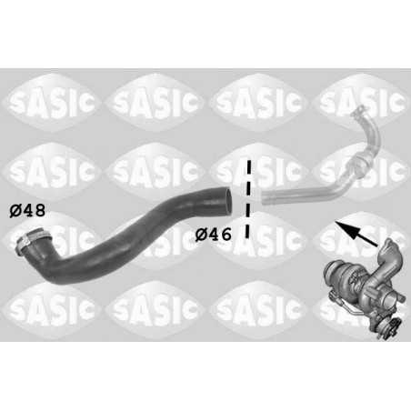Durite De Turbo Pour Renault Grand Scénic II Megane 8200306925