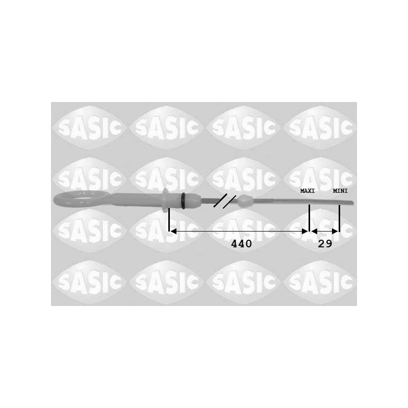 Jauge D'Huile Moteur Pour Renault Clio II Kangoo Thalia I Dacia Logan Express