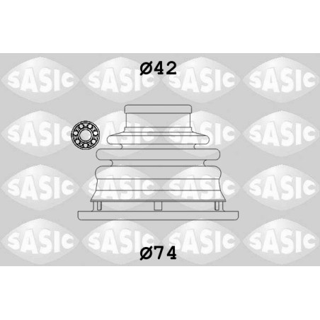 Kit Soufflet De Cardan Pour Renault Avantime Espace III Laguna II Master Trafic